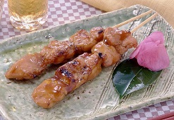 YAKITORI - Skewered Charcoal Grilled Chicken With A Soy And Sweet Wine Sauce